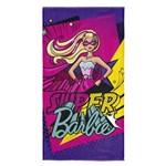 Ficha técnica e caractérísticas do produto Toalha de Praia Aveludada 75x140cm Barbie - Lepper