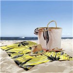 Ficha técnica e caractérísticas do produto Toalha de Praia / Banho Flamingos Yellow - Love Decor