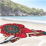 Toalha de Praia / Banho Mandala Red One - Love Decor