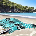 Ficha técnica e caractérísticas do produto Toalha de Praia / Banho Tropical Abacaxi Blue - Love Decor