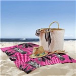 Ficha técnica e caractérísticas do produto Toalha de Praia / Banho Tropical Flamingo - Love Decor