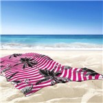 Ficha técnica e caractérísticas do produto Toalha de Praia / Banho Tropical Flamingos Pink - Love Decor