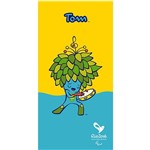 Ficha técnica e caractérísticas do produto Toalha de Praia Buettner Veludo Estampada Mascote Copa 2016 Tom Amarelo