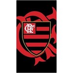 Ficha técnica e caractérísticas do produto Toalha de Praia Flamengo Oficial 1,30x0,70 Buettner - PRETO