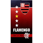 Ficha técnica e caractérísticas do produto Toalha de Praia Flamengo Rubro Buettner Escudo Crf Felpuda