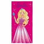 Ficha técnica e caractérísticas do produto Toalha de Praia Infantil Barbie Princesa Aveludada - Lepper