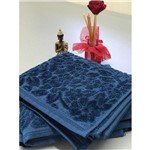 Toalha de Rosto Glamour Garden - Azul Dark - Appel