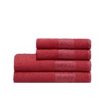 Ficha técnica e caractérísticas do produto Toalha Donna de Banho 70x130 Vermelho - Camesa