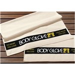 Toalha Felpuda com Transfer - Pçs Body Glove Logo - Bege