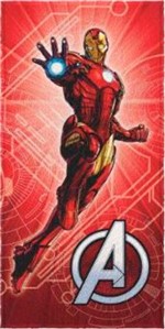 Ficha técnica e caractérísticas do produto Toalha Felpuda de Banho Avengers Homem de Ferro - Lepper