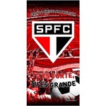Ficha técnica e caractérísticas do produto Toalha Felpuda Time de Futebol - São Paulo | Buettner - VERMELHO