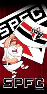 Ficha técnica e caractérísticas do produto Toalha Felpuda Time de Futebol - São Paulo Buettner
