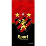 Ficha técnica e caractérísticas do produto Toalha Felpuda Time de Futebol - Sport Recife | Buettner - PRETO