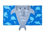 Ficha técnica e caractérísticas do produto Toalha Infantil 3D Super Funny - Tubarão - Baby Joy