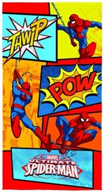 Toalha Infantil Lepper Aveludada Transfer Spider Man Ultimate