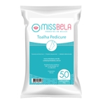 Ficha técnica e caractérísticas do produto Toalha Pedicure 50 unidades Miss Bela