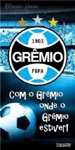 Ficha técnica e caractérísticas do produto Toalha Praia Aveludada Oficial Grêmio