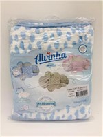 Ficha técnica e caractérísticas do produto Toalha Soft Estampado Nuvem Azul - Alvinha Minasrey Ref 5901