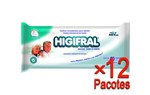 Ficha técnica e caractérísticas do produto Toalha Umedecida Higifral 40 Unidades - 12 Pacotes