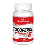 Ficha técnica e caractérísticas do produto Tocoferol Vitamina e – Semprebom – 90 Cap. de 240 Mg. - Sem Sabor - 90 Cápsulas