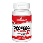 Ficha técnica e caractérísticas do produto Tocoferol Vitamina e Semprebom 90 Cap. de 240 Mg.