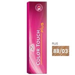 Ficha técnica e caractérísticas do produto Tonalizante Color Touch Plus 88/03 Louro Claro Intenso Natural Dourado - 60G - Wella Professionals