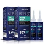 Ficha técnica e caractérísticas do produto Tônico Bioplex Nasce Barba 60ml Soft Hair - Kit com 2 Unidades