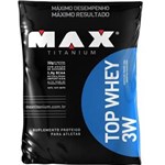 Ficha técnica e caractérísticas do produto Top Whey 3W - Max Titanium - Chocolate - 1,8 Kg