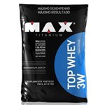 Ficha técnica e caractérísticas do produto Top Whey 3W - REFIL - Max Titanium - Chocolate - 1,8 Kg