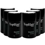 Ficha técnica e caractérísticas do produto TopHair Fibers Kit 6 Unidades - Castanho Escuro - Kanui