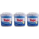 Ficha técnica e caractérísticas do produto Topz Hastes Flexíveis Pote com 150 - Kit com 03