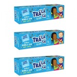 Ficha técnica e caractérísticas do produto Tralálá Bubble Gum Creme Dental Infantil C/ Flúor 50g (Kit C/03) - Tralala
