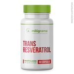 Ficha técnica e caractérísticas do produto Trans-Resveratrol 100mg 60 Cápsulas