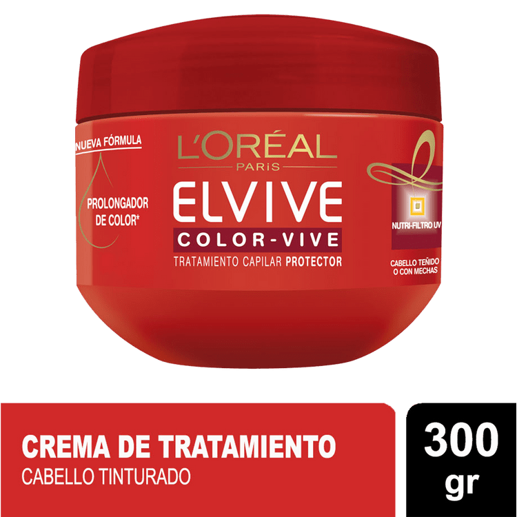 Ficha técnica e caractérísticas do produto Tratamiento Capilar Color Vive Elvive 300 G
