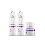 Tree Liss Kit Vinho Terapia Tratamento Reconstrutor 2x1L + Máscara Hidratante 500g - Tree Liss Professional
