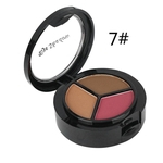 Ficha técnica e caractérísticas do produto Três cores de Longa Duração Pearly EyeShadow fumados olho maquiagem brilhante Shimmer