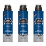 Ficha técnica e caractérísticas do produto Très Marchand Ocean Desodorante Aerosol 150ml (Kit C/03) - Tres Marchand