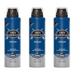 Ficha técnica e caractérísticas do produto Très Marchand Ocean Desodorante Aerosol 150ml - Kit com 03