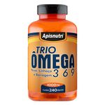 Ficha técnica e caractérísticas do produto Trio Omega 3, 6 e 9 - Apisnutri - 1000mg 240 cápsulas