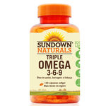 Ficha técnica e caractérísticas do produto Triple Ômega 3-6-9 - Sundown Vitaminas - 120 Cápsulas