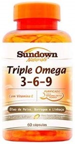 Ficha técnica e caractérísticas do produto Triple Omega 3, 6 e 9 Sundown C/ 60 Cápsulas