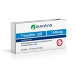 Ficha técnica e caractérísticas do produto Trissulfin Sid 1600mg Antibiótico Ourofino para Cães e Gatos - 10 Comprimidos