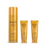 Ficha técnica e caractérísticas do produto Trivitt Shampoo 1 Litro, Condicionador e Hidratação 250ml