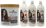Trizzi Kit Cachos Tratamento Manteiga de Karitê - 4 Produtos