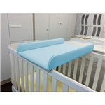 Ficha técnica e caractérísticas do produto Trocador De Fraldas Almofadado Para Berço Corino Azul Bebê - Phoenix Baby