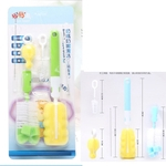 Ficha técnica e caractérísticas do produto 6pcs / set escova de garrafa esponja escova bebê Tools mamadeira kit de limpeza (cor aleatória)