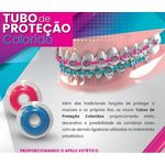 Tubo De Proteção Fio Borrachinha Ortodôntica Dentaria 6 Un.
