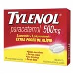 Ficha técnica e caractérísticas do produto Tylenol 500mg Johnson & Johnson 20 Comprimidos Revestidos