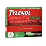 Ficha técnica e caractérísticas do produto Tylenol Sinus 500mg 24 Comprimidos