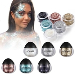 Ficha técnica e caractérísticas do produto UCANBE Pro Maquiagem Glitter Eyeshadow Shimmer Sombra Pigment Pó solto Beauty Make Up Nude Sombra YE3